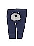 Carter's 100% Cotton Solid Blue Casual Pants 0-3 MO / 3 MO - photo 2