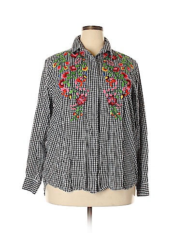 Zara Long Sleeve Button-Down Shirt (view 1)