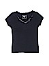 Limited Too Solid Black Short Sleeve Top Size 14 - photo 1