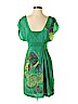 Tibi 100% Silk Green Casual Dress Size 0 - photo 1