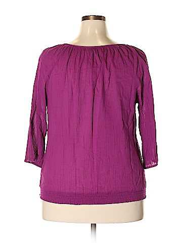 Old Navy 3/4 Sleeve Blouse (view 2)