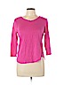 Ann Taylor 100% Linen Pink 3/4 Sleeve T-Shirt Size XL - photo 1