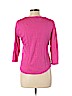 Ann Taylor 100% Linen Pink 3/4 Sleeve T-Shirt Size XL - photo 2