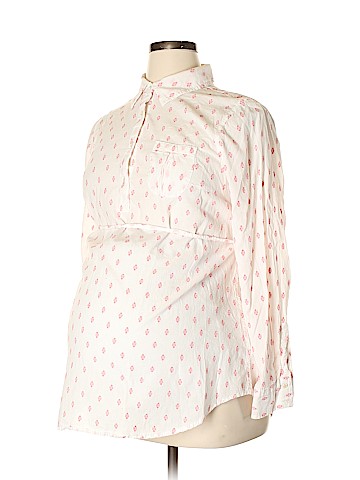 Liz Lange Maternity Long Sleeve Button-Down Shirt (view 1)