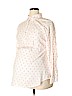 Liz Lange Maternity 100% Cotton White Long Sleeve Button-Down Shirt Size L - photo 1