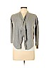 DKNY 100% Cotton Silver Cardigan Size L - photo 1