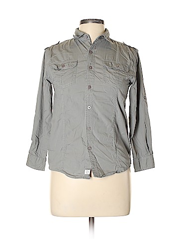 Paper Denim & Cloth 3/4 Sleeve Button-Down Shirt (view 1)