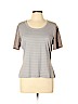 St. John Brown Short Sleeve Top Size L - photo 1