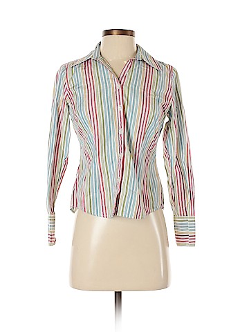 Ann Taylor LOFT Long Sleeve Button-Down Shirt (view 1)