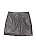SEEK The Label 100% Polyurethane Gray Faux Leather Skirt Size 8 - photo 2