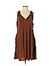 Bottega Veneta 100% Silk Brown Cocktail Dress Size EU (IT) 46 / US 10 - photo 1