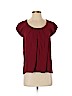 Theory Red Short Sleeve Blouse Size P (petite) - photo 1