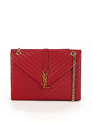 Saint Laurent Leather Shoulder Bag (view 1)