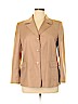 Kasper 100% Polyester Tan Blazer Size 16 - photo 1