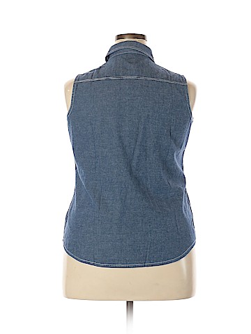 Coldwater Creek Sleeveless Button-Down Shirt (view 2)