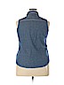 Coldwater Creek 100% Cotton Blue Sleeveless Button-Down Shirt Size 16 - photo 2