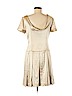 Zac Posen 100% Silk Tan Cocktail Dress Size 6 - photo 2