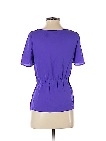 Theory Short Sleeve Silk Top (view 2)