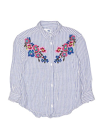 Old Navy 3/4 Sleeve Button-Down Shirt (view 1)