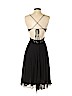 BCBGMAXAZRIA 100% Silk Black Cocktail Dress Size 0 - photo 2