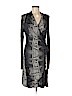 Roberto Cavalli 100% Viscose Black Casual Dress Size EU (IT) 46 / US 10 - photo 1