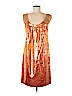 Alberta Ferretti Orange Cocktail Dress Size EU (IT) 44 / US 8 - photo 1