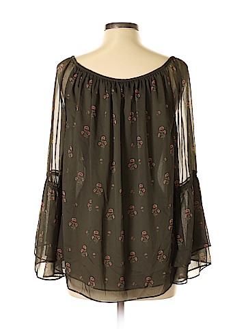 White House Black Market 3/4 Sleeve Blouse (view 2)