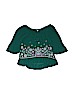 Beautees 100% Rayon Green 3/4 Sleeve Top Size XL (youth) - photo 1