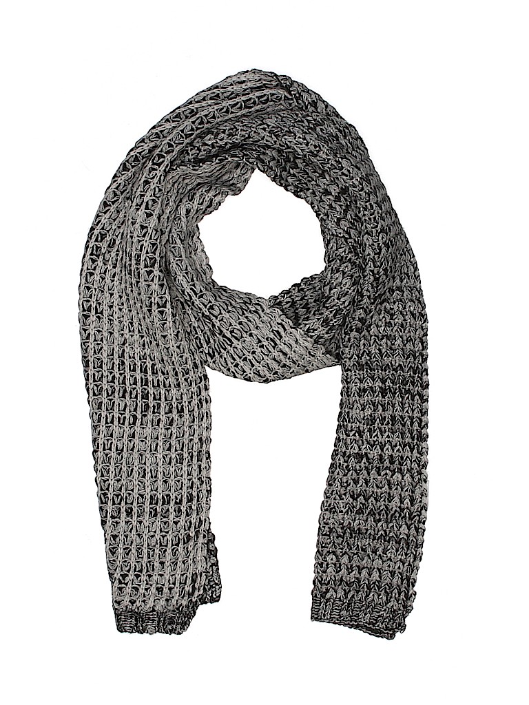 Assorted Brands Solid Gray Scarf One size - photo 1