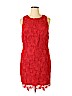 Kensie 100% Polyester Red Casual Dress Size XL - photo 1