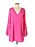 Topshop 100% Polyester Pink Cocktail Dress Size 8 - photo 1