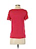 Ann Taylor 100% Linen Red Short Sleeve T-Shirt Size XS - photo 2