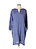 Eileen Fisher 100% Linen Blue Casual Dress Size S - photo 1