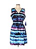 Simply Vera Vera Wang Blue Casual Dress Size XL - photo 1
