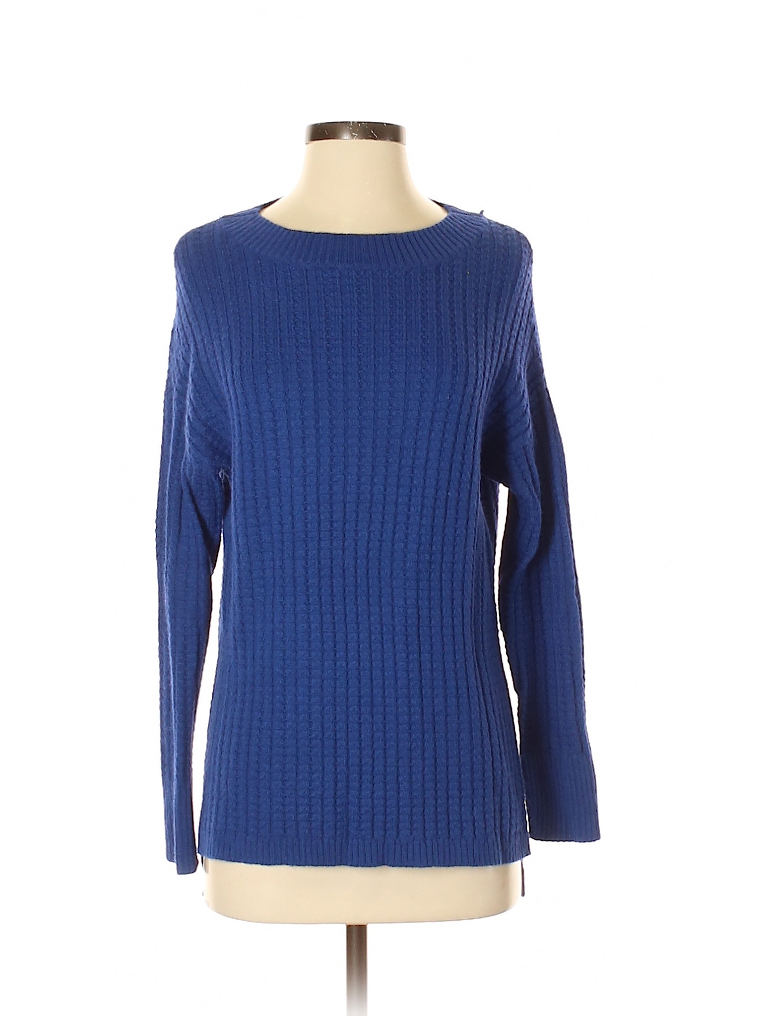 Ann Taylor Women Blue Wool Pullover Sweater S | eBay