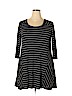 Fifth & Park Black Casual Dress Size XL - photo 1