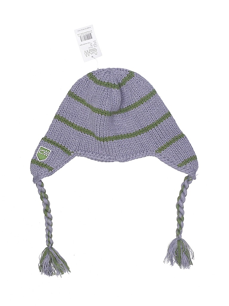 Paul Frank 100% Acrylic Stripes Green Winter Hat One size - photo 1