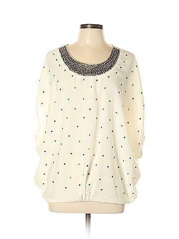 BCBGMAXAZRIA Short Sleeve Blouse (view 1)