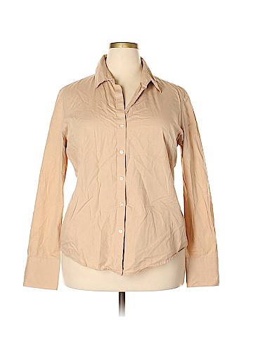 Calvin Klein Long Sleeve Button-Down Shirt (view 1)