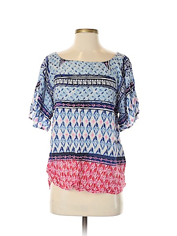 Beach Lunch Lounge Short Sleeve Blouse (view 1)