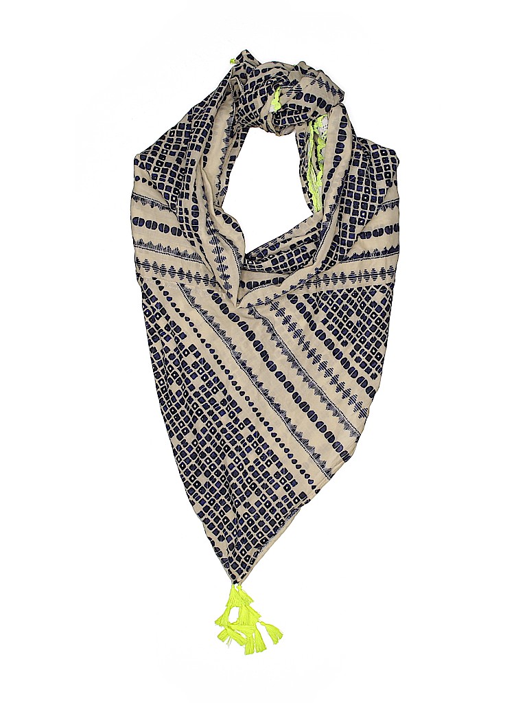Unbranded Print Blue Scarf One size - photo 1