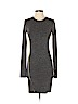 T by Alexander Wang Gray Casual Dress Size S - photo 1