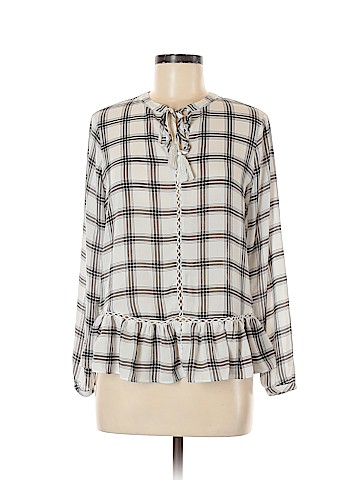 a.n.a. A New Approach Long Sleeve Blouse (view 1)