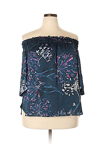 RACHEL Rachel Roy Short Sleeve Blouse (view 1)