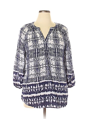 Beach Lunch Lounge Long Sleeve Blouse (view 1)