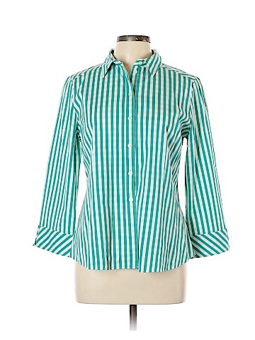 Lafayette 148 New York Long Sleeve Button-Down Shirt (view 1)