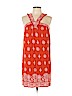 Ann Taylor LOFT 100% Viscose Orange Casual Dress Size L (petite) - photo 1