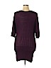H&M 100% Viscose Purple Casual Dress Size L - photo 2