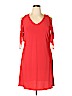 DressBarn Red Casual Dress Size 14 - photo 1