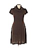 Calvin Klein 100% Acrylic Gray Casual Dress Size L - photo 1